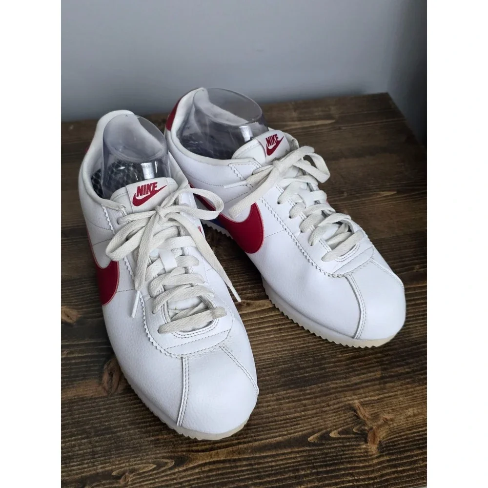 Nike Cortez Forrest Gump Men's‎ Shoes Size 11 White Red Sneakers 749571-154